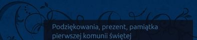 pamiątki pierwszej komunii świętej